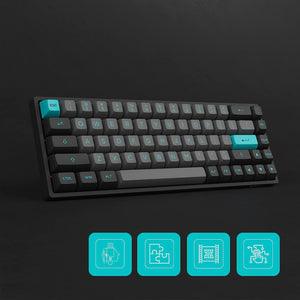 Akko Black & Cyan 3068B Plus