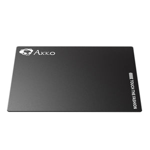 Akko Glass Mousepad Black