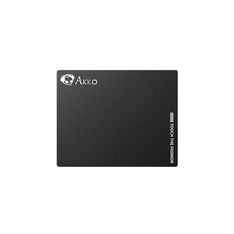 Akko Glass Mousepad Black